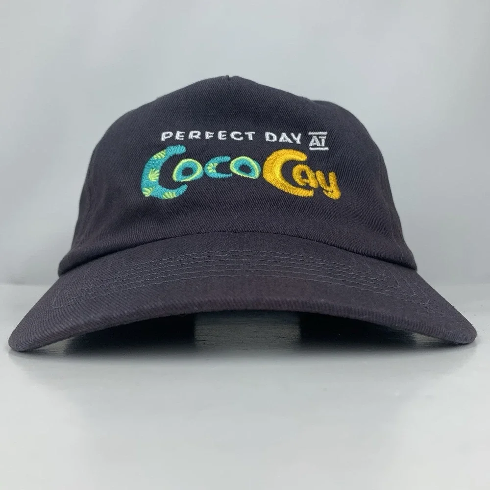 Perfect Day At Coco Cay Hat Cruise Blue Adjustable OSFM Baseball Cap